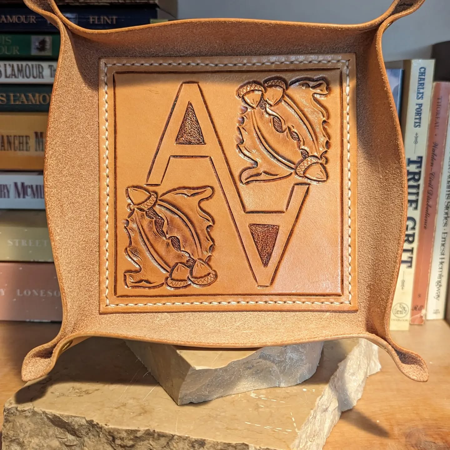 One of my favorite things to make are personalized valet trays to give as wedding gifts. This one was made for a cousin whose wedding was last…
