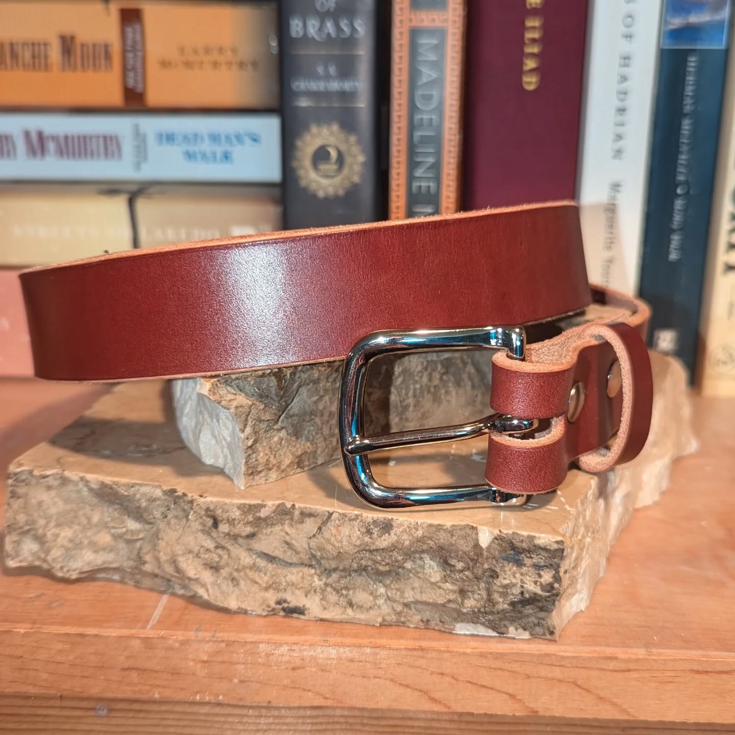 Belt made from @hermannoakleather English Bridle Leather and hardware from @buckleguycom
